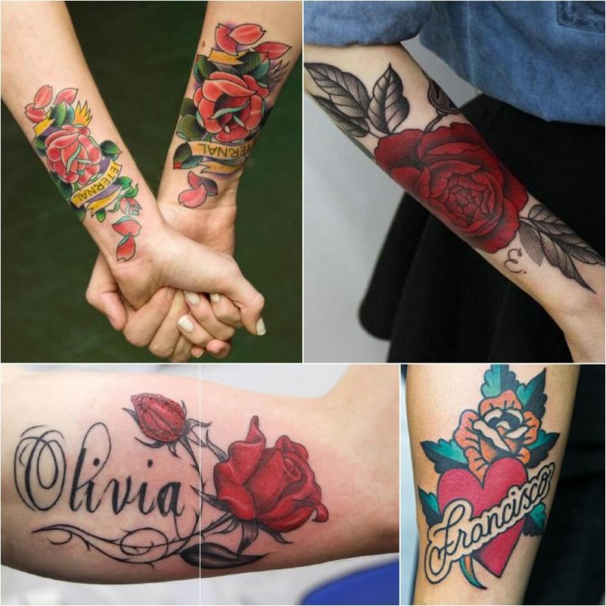 Tattoo Rose - Significado de Tattoo Rose - Tattoo Rose with Etching