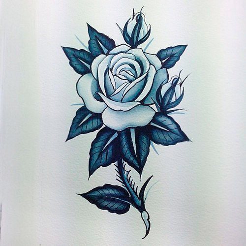 rose de tatouage