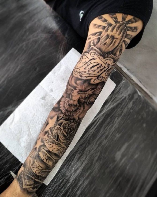 Manchon de tatouage chicano