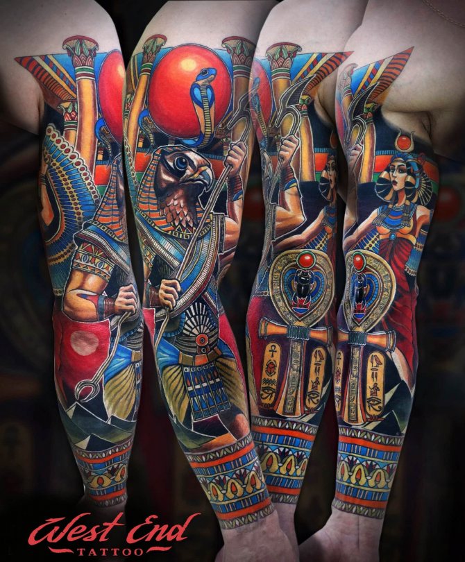 Tatouage du bras avec Gore