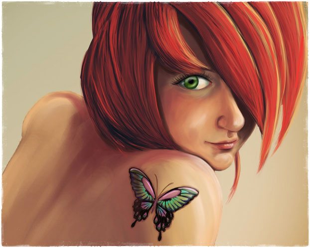 Tatouage de papillon