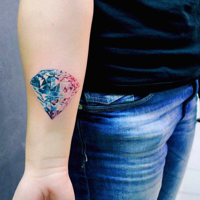 tatouage de diamant