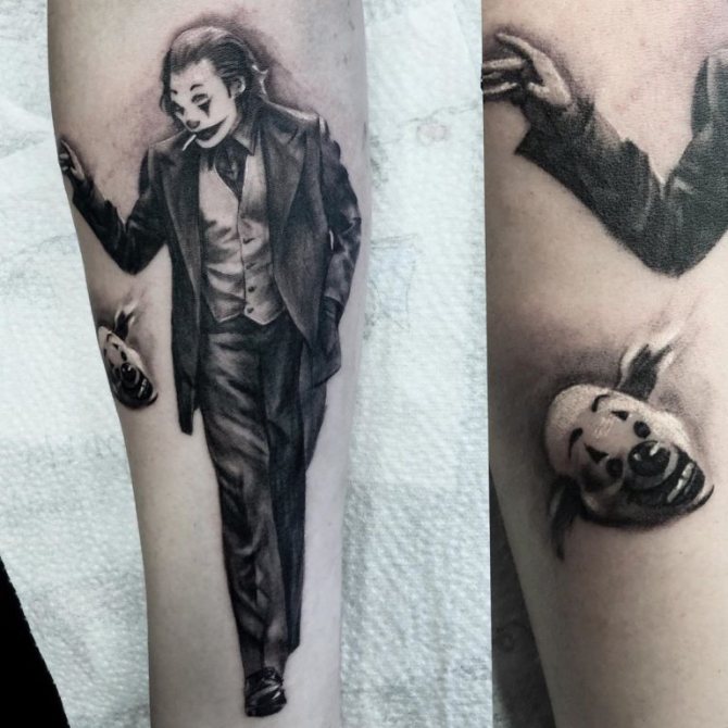 joker tattoo