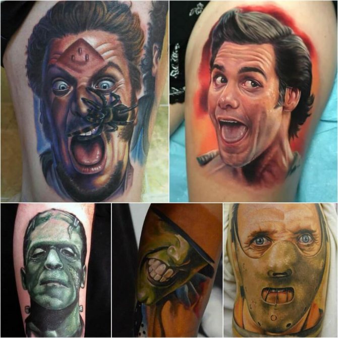 Tetování Filmové postavy - Tetování Nápady pro milovníky filmu - Movie Tattoo