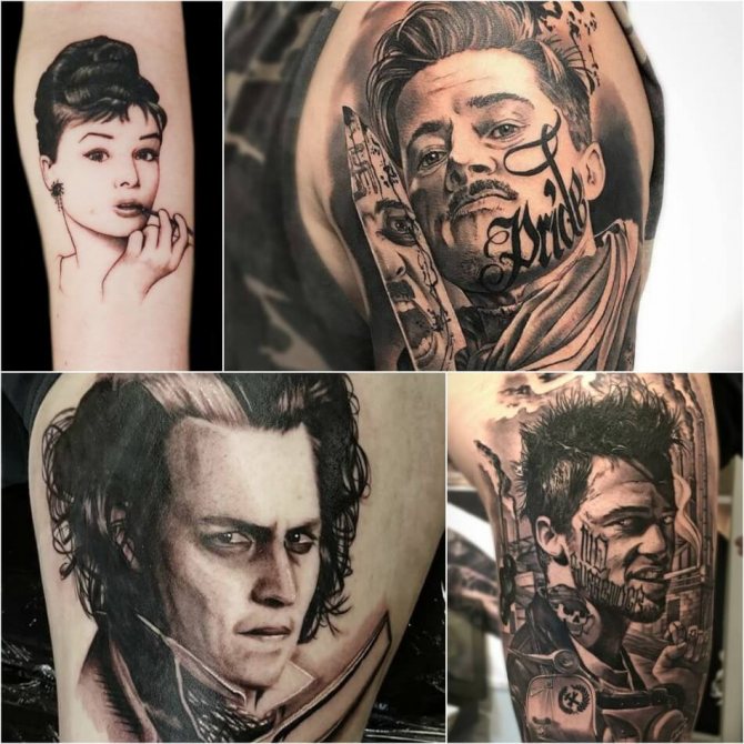 Tetování Filmové postavy - Nápady pro tetování Milovníci filmu - Tattoo Film