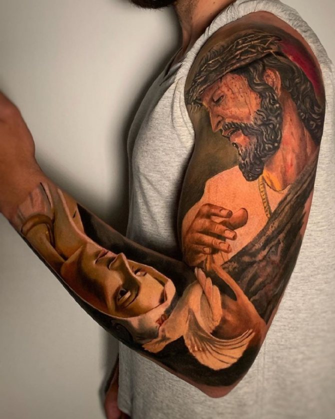 tatuaje de jesús