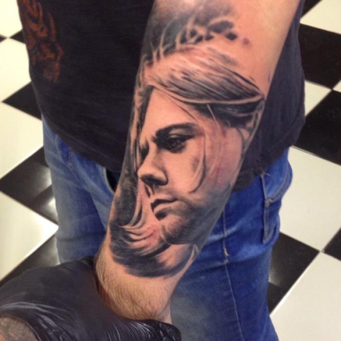 Milovaný umělec tetování