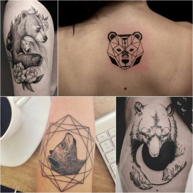 Tatouage d'animaux - Tatu-medved-Muzhskie-tatu-medved-Tatu-dlya-muzhchin-medved