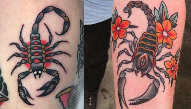 tatuaje skorpion 3 foto tattoo