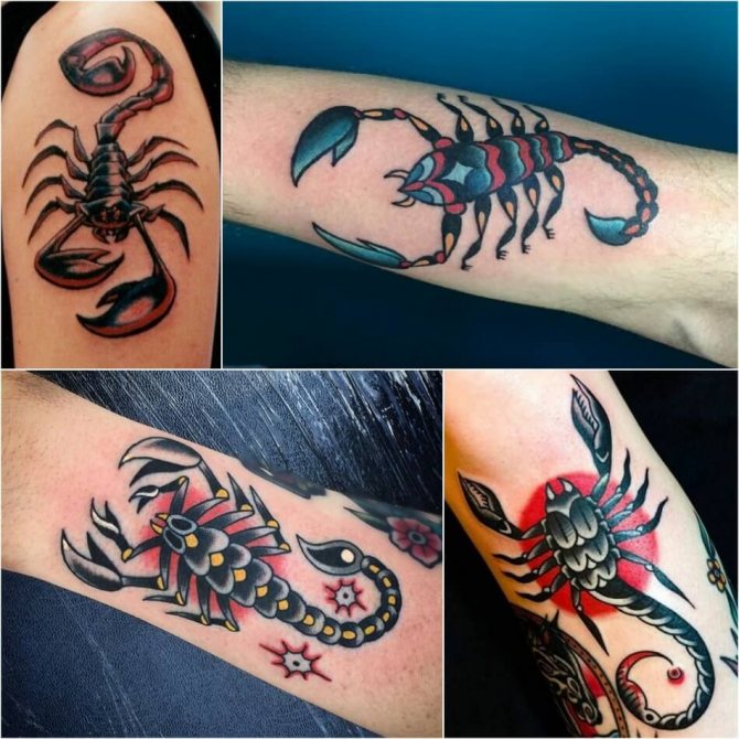 tatouage scorpion - croquis homme scorpion - tatouage homme scorpion