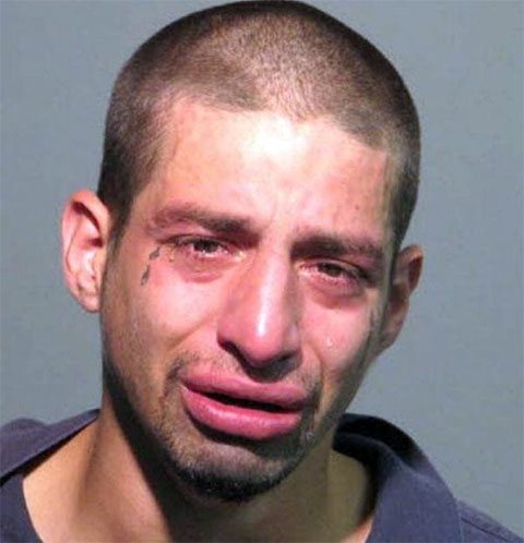 tatuaggio dell'occhio della lacrima della prigione