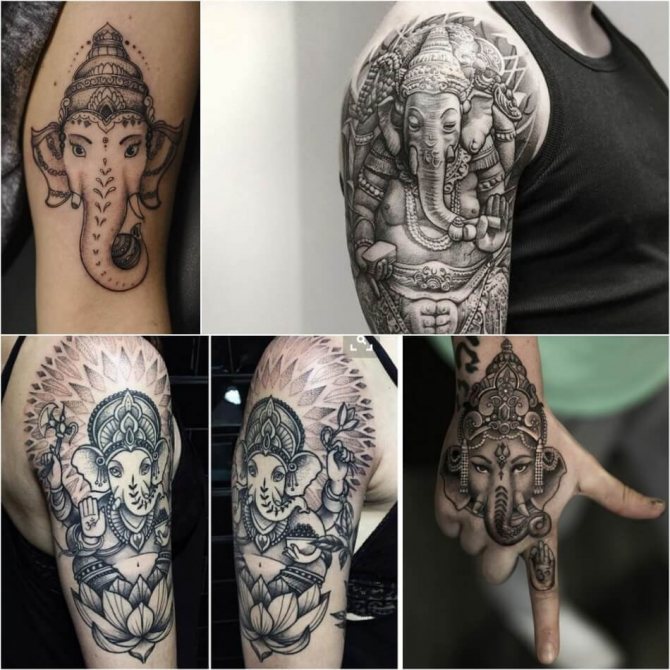 Tattoo Elephant - Tattoo Ganesha - Ganesha tattoo