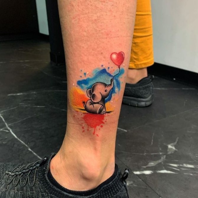 significado de los tatuajes de elefantes para niñas