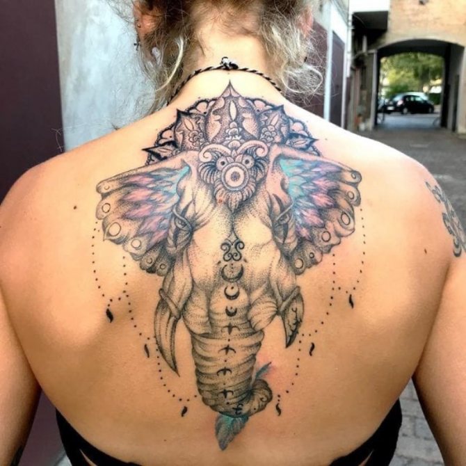 significado del tatuaje del elefante