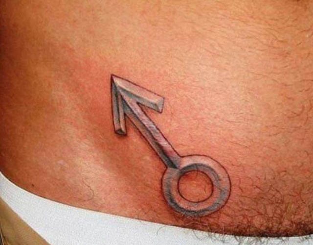 Tatouage avec signification pour les hommes. Croquis, photo