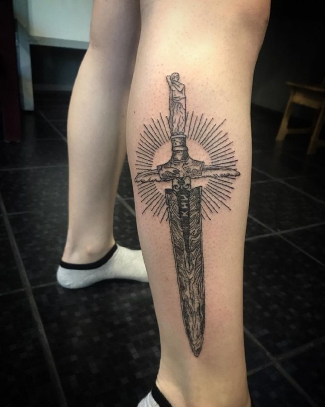 τατουάζ με την έννοια της δύναμης