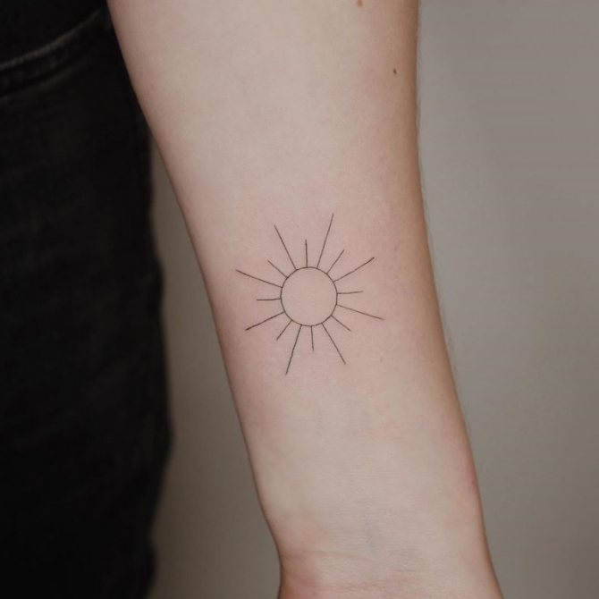 signification du tatouage soleil pour les hommes