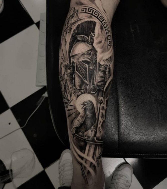 τατουάζ Spartans φωτογραφία