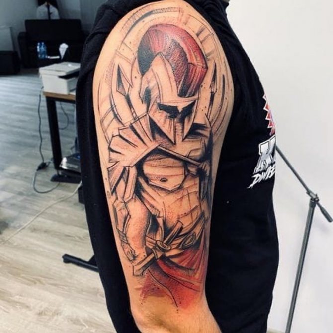 τατουάζ Spartan