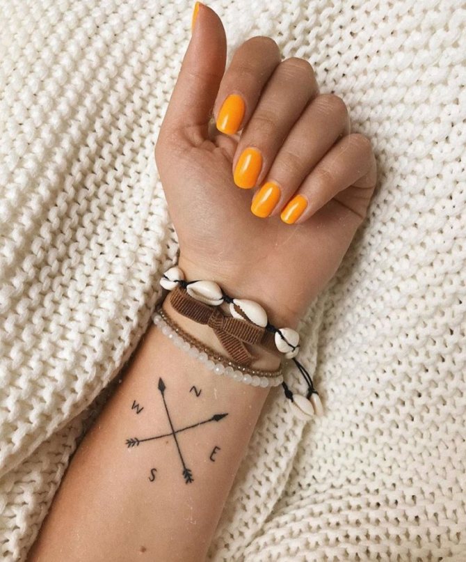 signification de la flèche du tatouage