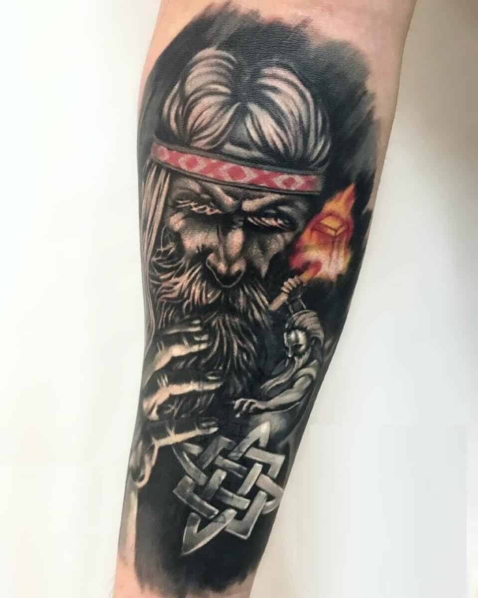 Photo du tatouage de Svarog