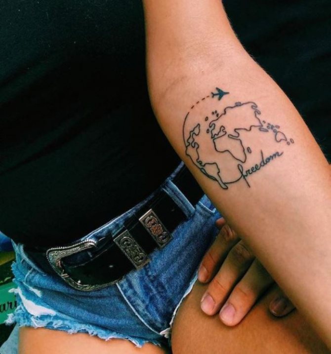 tatuaje de libertad e independencia