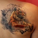 tatuaje de tigre