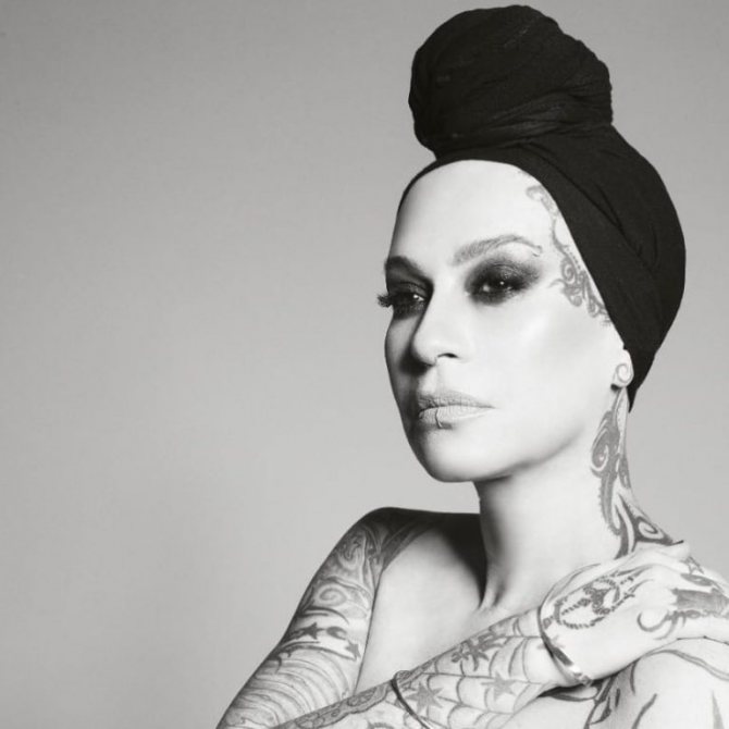 Celebrity female tattoos