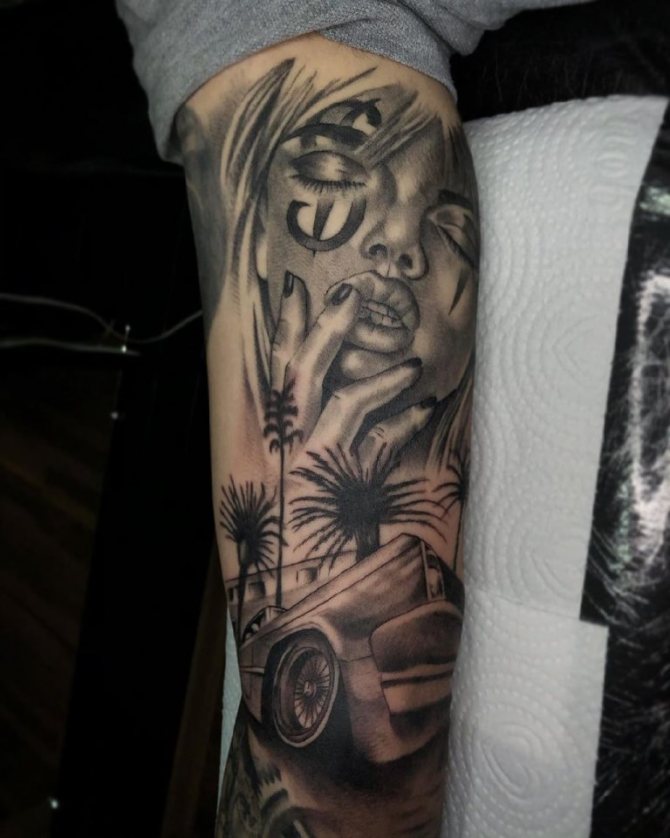 realism tattoo photo