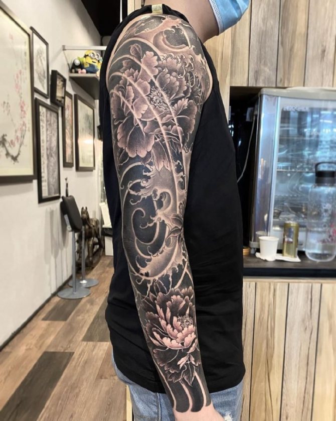 Japansk stil tatovering