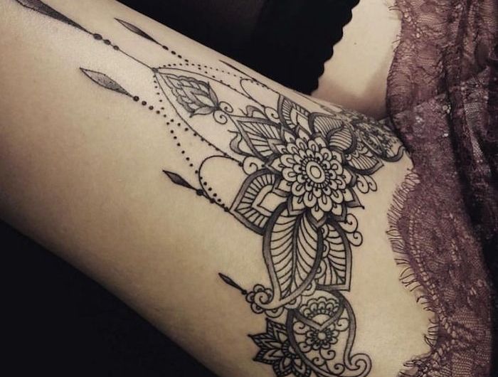 Τατουάζ με δαντέλα