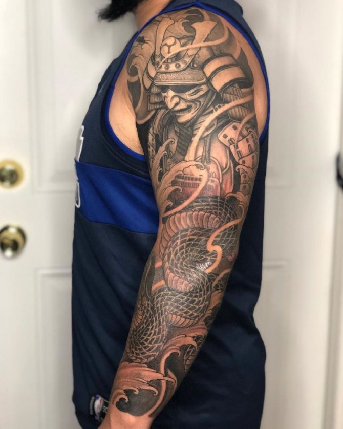 Japansk stil tatovering