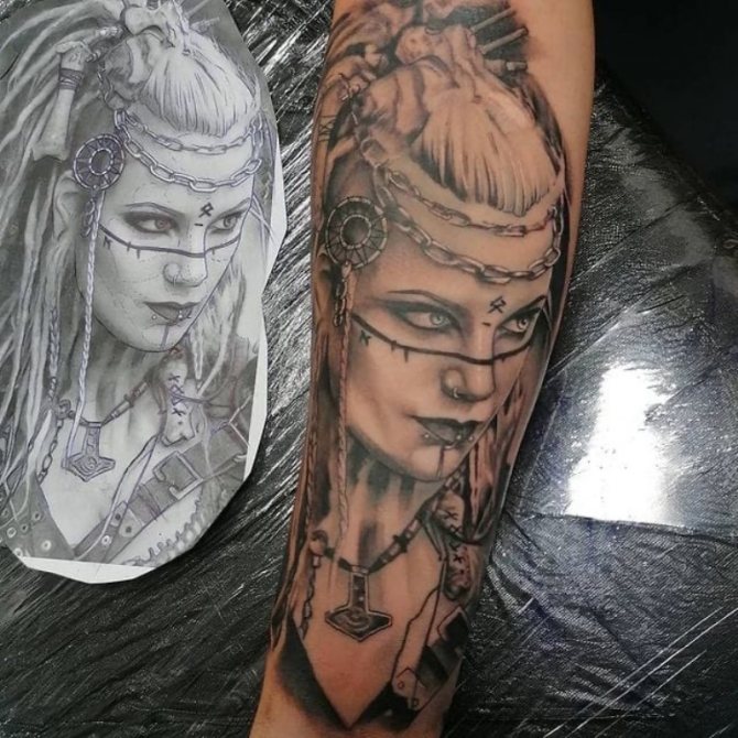 tätoveering Valküüria tähendus