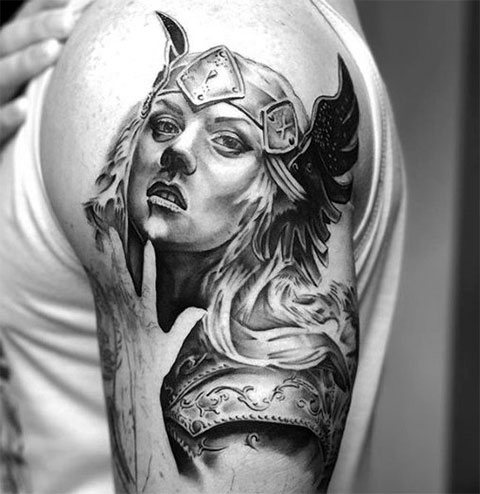 Татуировка Валкирия