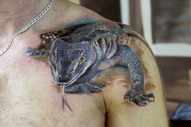Страхотно за мъже Varan Tattoo