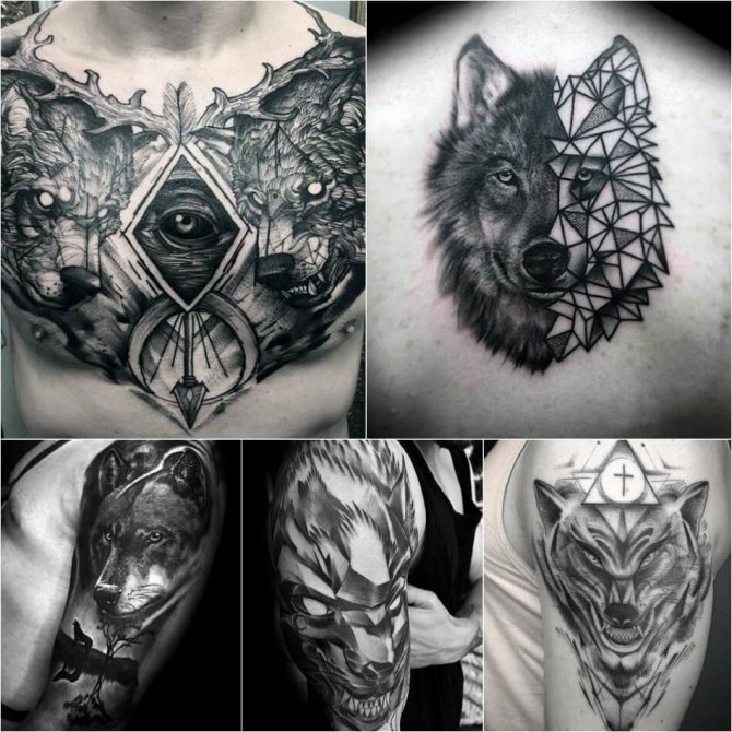 Tatouage Loup - Tatouage Loup pour Homme - Tatouage Loup Masculin - Signification et Esquisse du Tatouage Loup