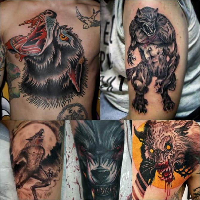 Tattoo Wolf - Subtilité du tatouage de loup - Tattoo loup-garou - Tattoo loup-garou