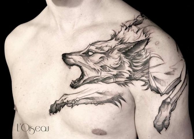 Tattoo Wolf