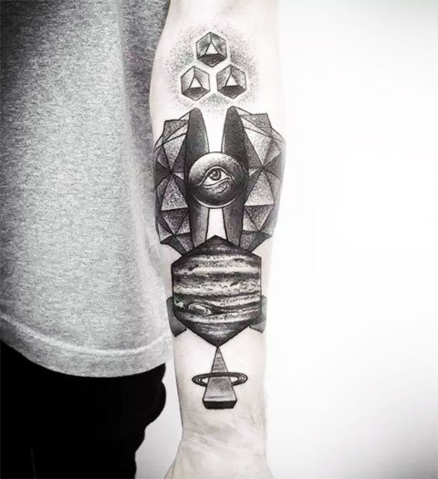 Μάτι τατουάζ στο χέρι