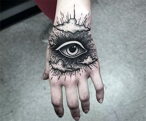 Μάτι στον καρπό τατουάζ
