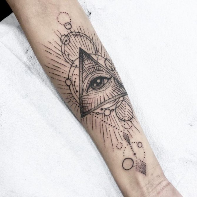 Τατουάζ μάτι έννοια