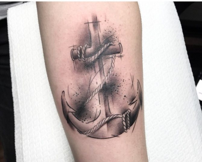 Anchor tattoo
