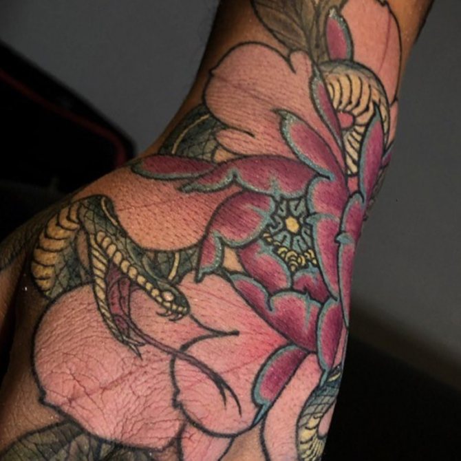 Japansk stil tatovering