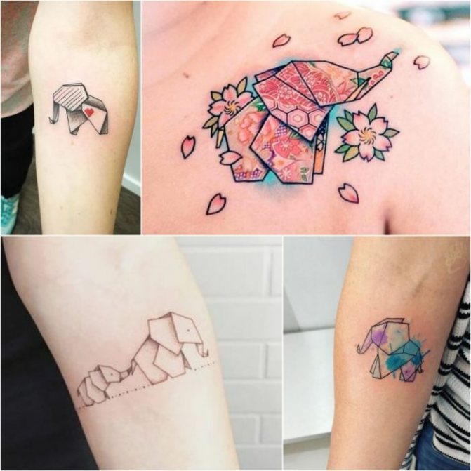 Tattoo animaux - tatouage animal - tatouage éléphant - tatouage animal