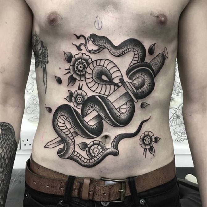 Snake tattoo - Snake tattoo - Meaning of snake tattoo