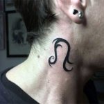 Tatouage du signe du zodiaque Lion