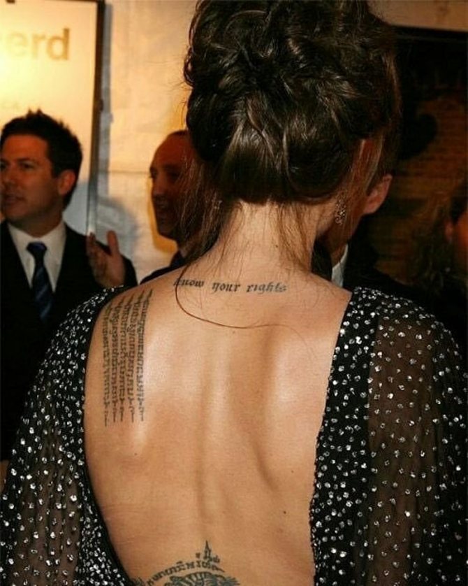 Célébrités du tatouage