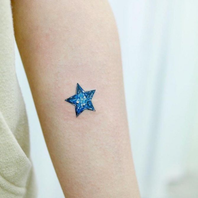 étoile du tatouage