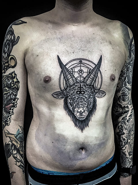 Tatuaggio Baphomet
