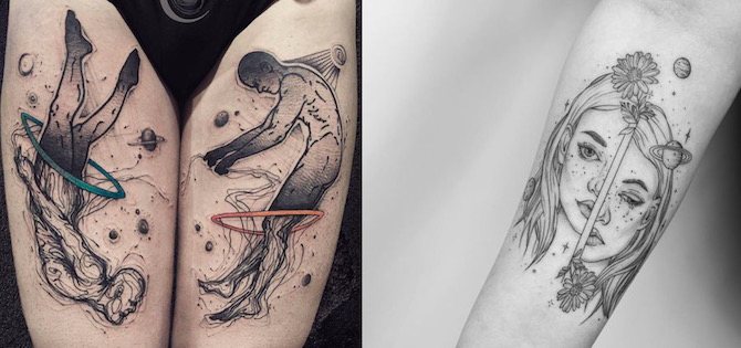 τατουάζ δίδυμων